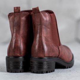 Jennika Botas na plataforma vermelho 2