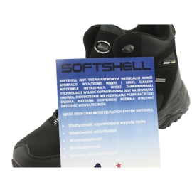 American Club Botas americanas de trekking de inverno com membrana preto 5