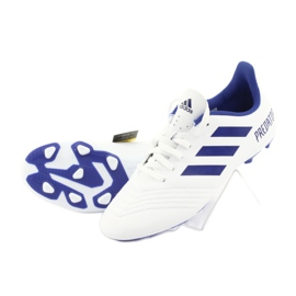 Chuteiras Adidas Predator 19.4 FxG Jr CM8542 branco 4