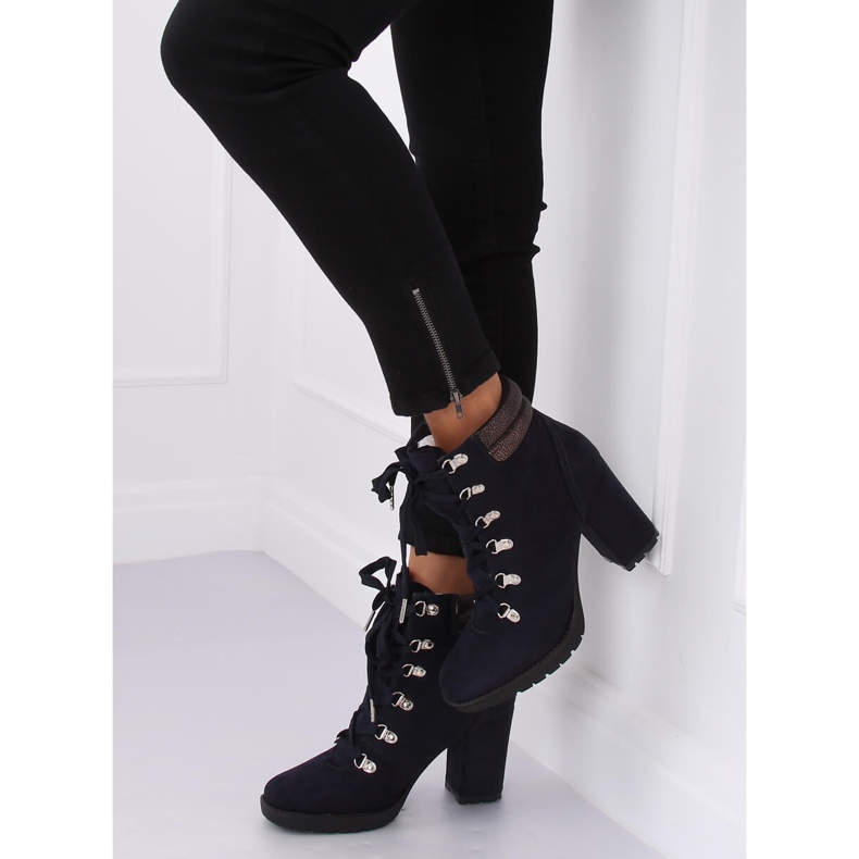 Botas de madeira azul marinho 8992 Azul 2