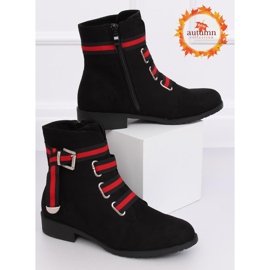 Botas rasas pretas femininas pretas 1706 preto 1