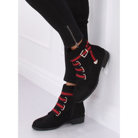 Botas rasas pretas femininas pretas 1706 preto 2