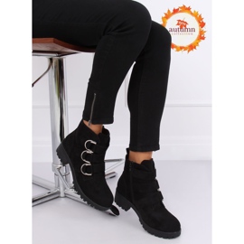 Botas femininas pretas Z144 pretas preto 1