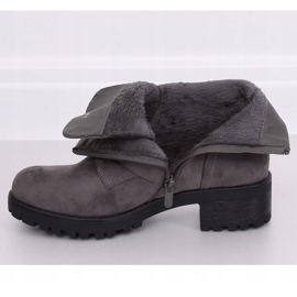 Botas cinza cinza para mulheres Z144 Gray 1