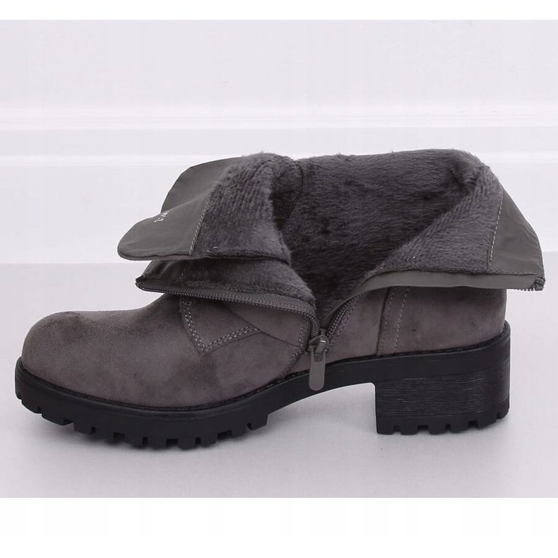 Botas cinza cinza para mulheres Z144 Gray 1