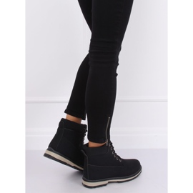 Botas pretas de madeira com isolamento W19-42 pretas preto 1 Botas pretas de madeira com isolamento W19-42 pretas preto 1