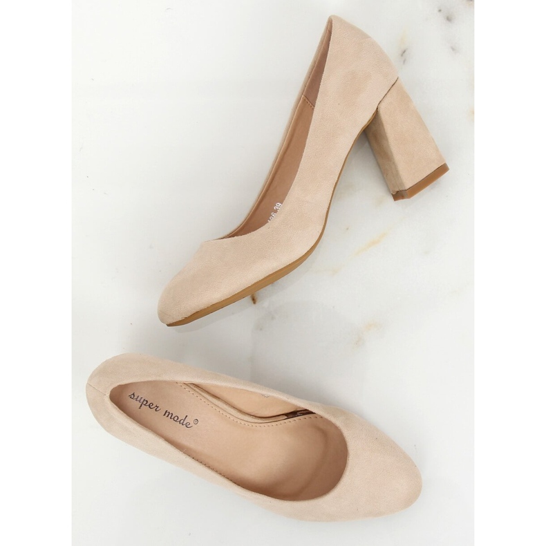 Bombas em um poste bege 7436 Cream II-GAT 1