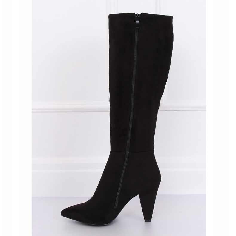 Salto alto preto clássico 8677 Preto 1 Salto alto preto clássico 8677 Preto 1