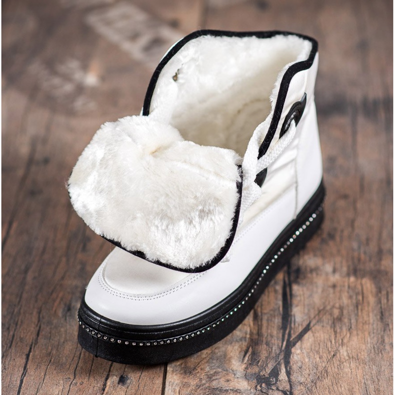 RTX WALK Botas de neve com cristais branco 1
