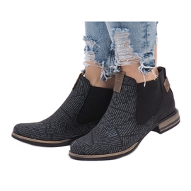 Botas pretas Chelsea HX2U306-1B preto 1