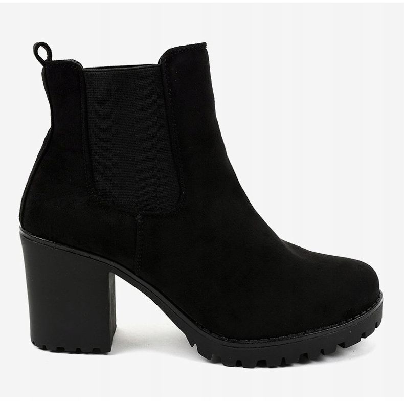 Botas de tornozelo pretas na postagem B3000-KB preto 2