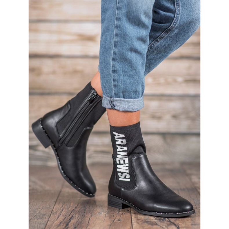 Botas altas VINCEZA preto 2