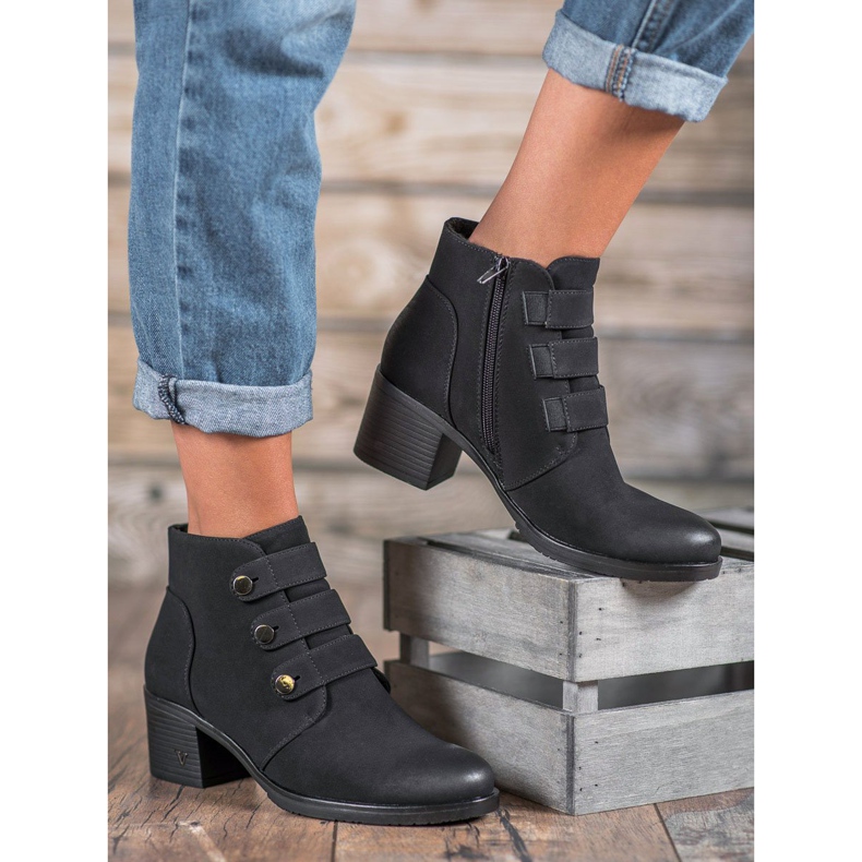 Botas de salto alto VINCEZA preto 1