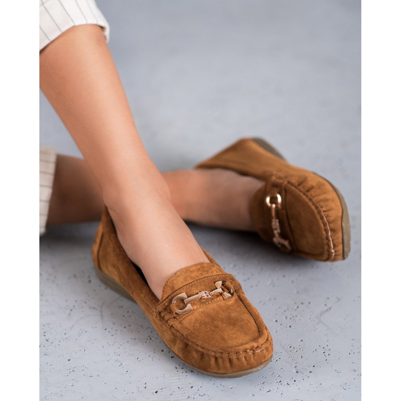 Sixth Sense Mocassins Com Ornamento marrom 1
