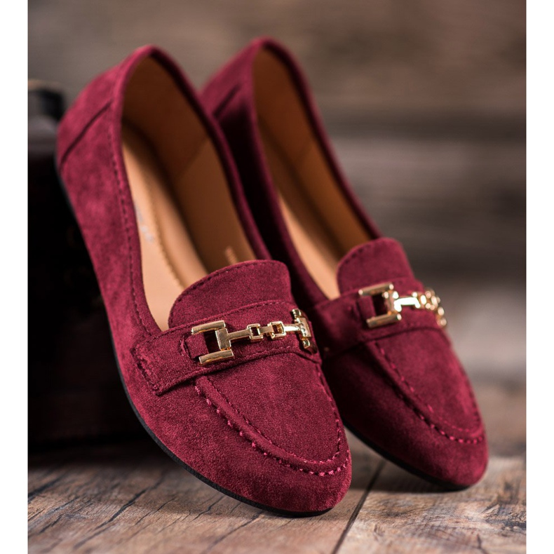 Abloom Senhores de camurça com ornamento vermelho 2