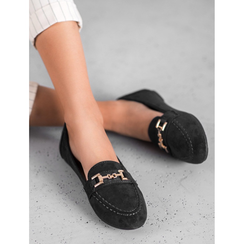 Abloom Senhores de camurça com ornamento preto 1