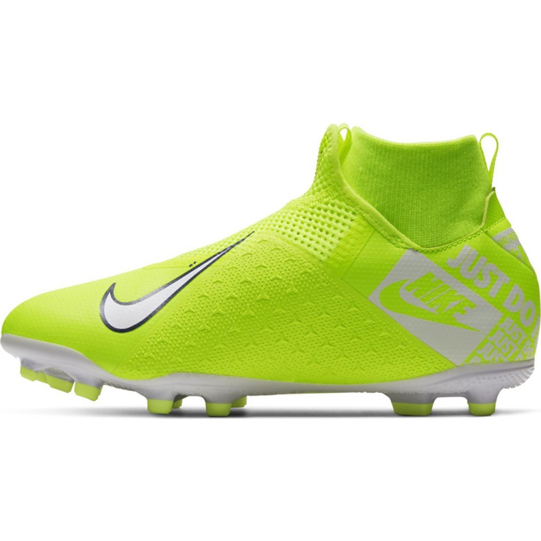 Chuteiras Nike Phantom Vsn Academy Df FG / MG Jr AO3287-717 amarelo amarelo 2