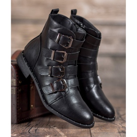 Cm Paris Botas Com Fivelas preto 2