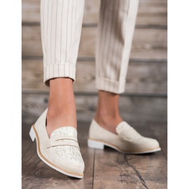 Bestelle Mocassins Com Glitter castanho 1