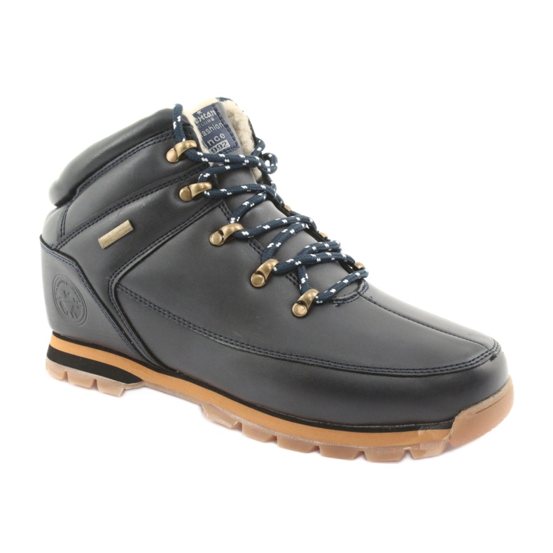 American Club Botas de amarrar ES39 marinho azul marinho 1
