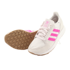 Sapatos Adidas Forest Grove W EE5847 rosa cinza 4