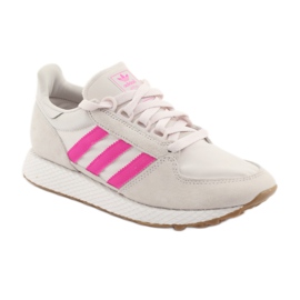 Sapatos Adidas Forest Grove W EE5847 rosa cinza 1