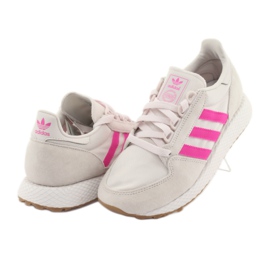 Sapatos Adidas Forest Grove W EE5847 rosa cinza 3