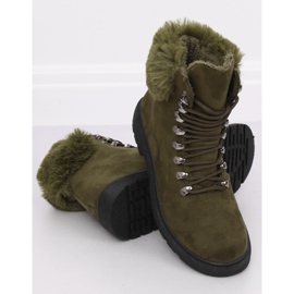 Sapatos de caminhada femininos verdes Y260-9 Green 2