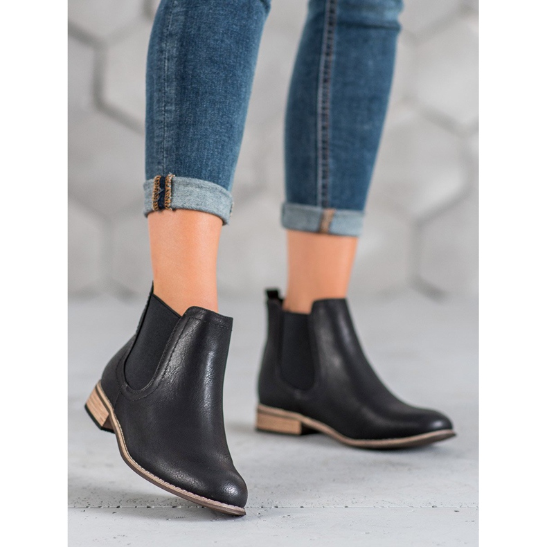 SDS Botas pretas chelsea preto 2