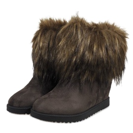 Saias eskimo verdes com cunhas E4899 multicolorido 1