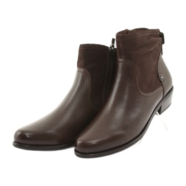 Botas femininas Caprice 25335 marrom castanho 4