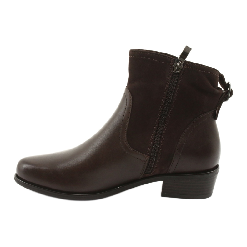 Botas femininas Caprice 25335 marrom 2