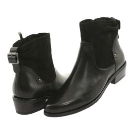 Botas femininas Caprice 25335 pretas preto 3