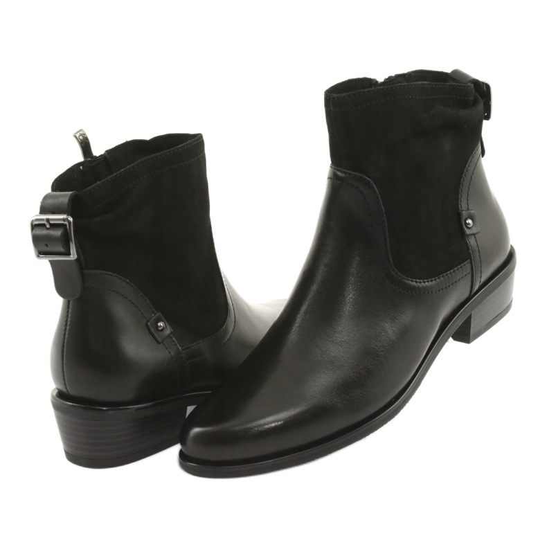 Botas femininas Caprice 25335 pretas preto 3