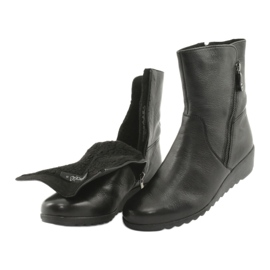 Caprice Botas de cunha preto 4