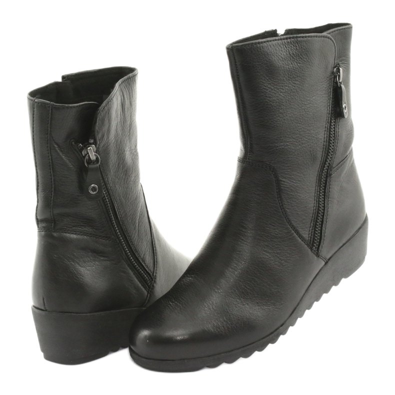 Caprice Botas de cunha preto 5