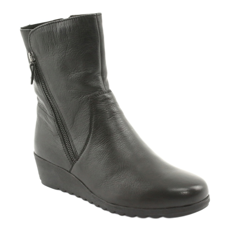 Caprice Botas de cunha preto 1