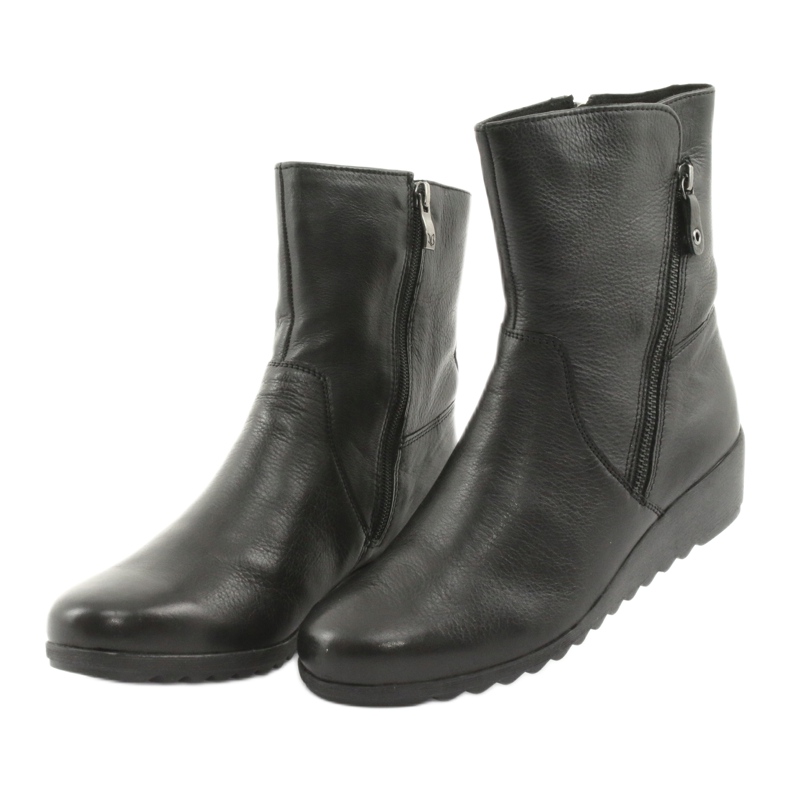Caprice Botas de cunha preto 3