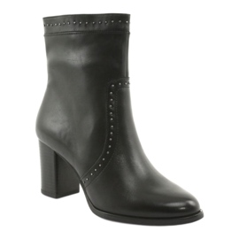 Botas de cano alto Caprice com strass, pretas preto 1