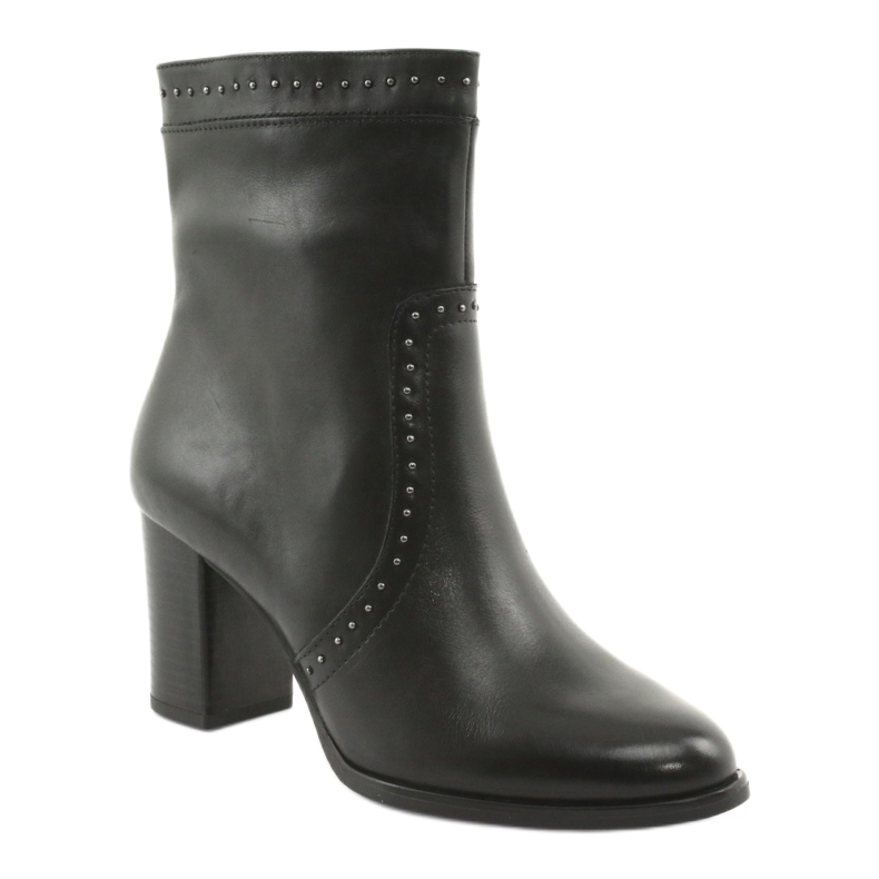 Botas de cano alto Caprice com strass, pretas preto 1