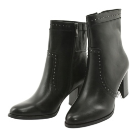 Botas de cano alto Caprice com strass, pretas preto 3