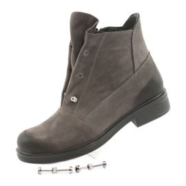 Badura Botas cinza com strass 7