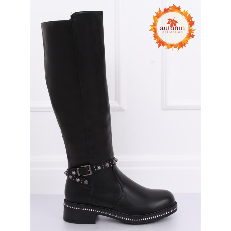 Botas pretas para mulheres 0-263 pretas preto 1