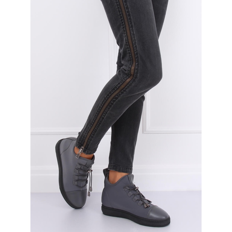 Tênis de neoprene cinza XY-35 cinza 2