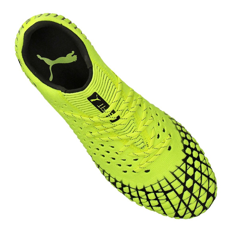 Chuteiras Puma Future 4.1 Netfit Low Fg / Ag M 105730-02 amarelo amarelo 2