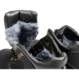 Botas Quentes A-8 Pretas com pele preto 2 Botas Quentes A-8 Pretas com pele preto 2