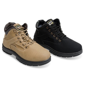 Botas Quentes A-8 Pretas com pele preto 1