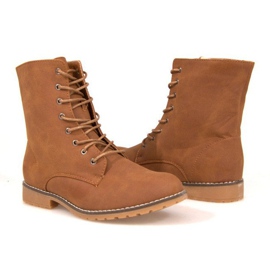 Botas quentes Camelo Militar Q99 marrom 1