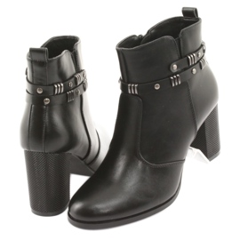 Botas femininas Sergio Leone 517 pretas preto 4