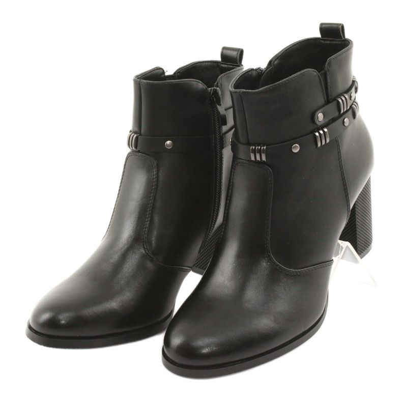 Botas femininas Sergio Leone 517 pretas preto 3